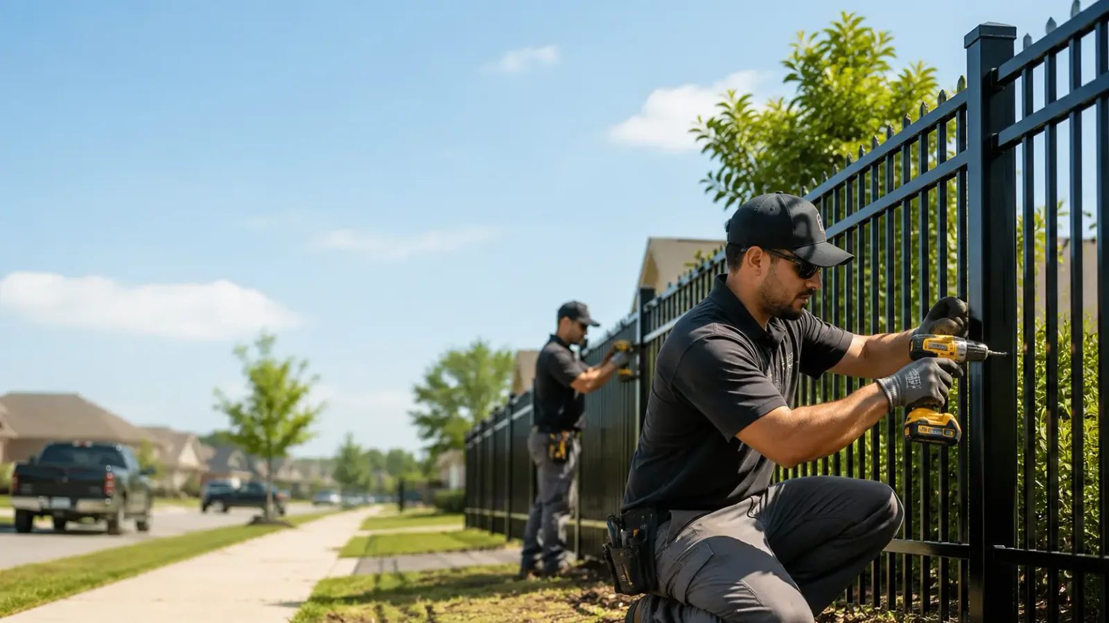 Metal Fence Installation in Burbank, OK